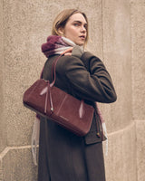 Katie Loxton Hattie Shoulder Bag – Cherry Suedette / Cherry