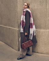 Katie Loxton Hattie Shoulder Bag – Cherry Suedette / Cherry