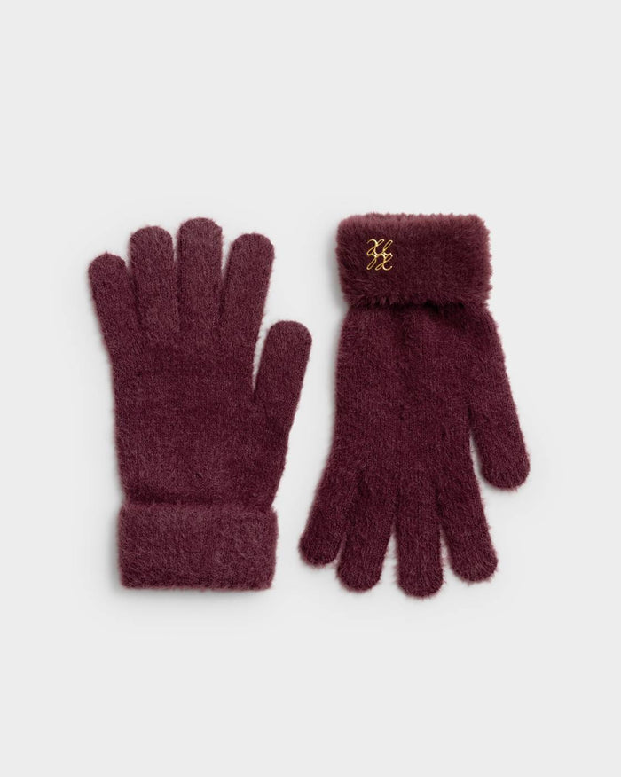 Katie Loxton Gift Boxed Knitted Gloves – Cherry