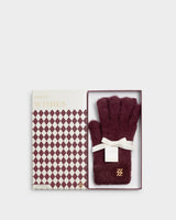 Katie Loxton Gift Boxed Knitted Gloves – Cherry