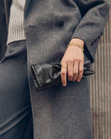 Katie Loxton Faux Leather Gloves – Black