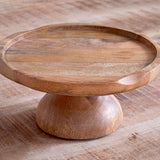 Kannati Mango Wood & Glass Stand