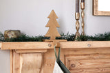 Kotta Stocking Tree Holder - Antique Brass – view 1