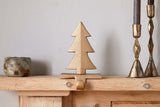 Kotta Stocking Tree Holder - Antique Brass – view 3