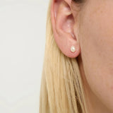 Tutti Baroque Freshwater Pearl Organic Stud Earrings