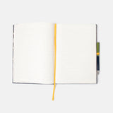 Navy/Khaki Stripe Casebound Notebook & Pen Set