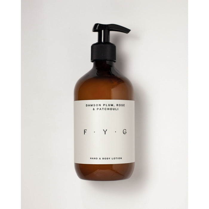 FYG Damson Plum, Rose & Patchouli Hand & Body Lotion