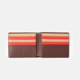 Khaki/Navy Stripe Billfold Wallet