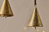 Manya Metal Bell Baubles - Brass - (Set of 3) – view 2