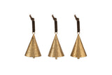 Manya Metal Bell Baubles - Brass - (Set of 3) – view 5