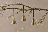 Manya Metal Bell Baubles - Brass - (Set of 3) – view 1