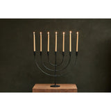 Mbata Giant Brass Candleabra - Antique Black