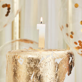 Gold Ombre 1 Birthday Candle