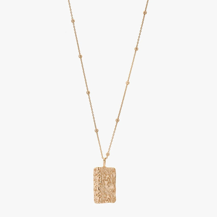 Cascade Beaded Pendant Necklace