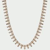 Dewdrop Teardrop Chain Necklace