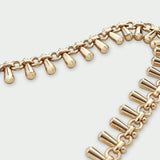 Dewdrop Teardrop Chain Necklace