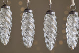 Athardi Drop Bauble - Antique Silver - (Set of 4) – view 2