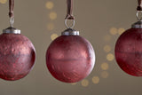 Pannee Round Baubles - Merlot - (Set of 4) – view 2