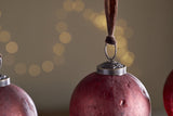 Pannee Round Baubles - Merlot - (Set of 4) – view 3