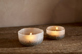 Riyara Recycled Glass Tealights - Silver Sparkle - (Set of 2) – view 1