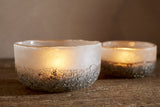 Riyara Recycled Glass Tealights - Silver Sparkle - (Set of 2) – view 3