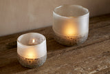 Riyara Recycled Glass Tealight Holder - Silver Sparkle – Small – view 2