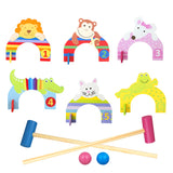 Wooden Animals Croquet Set