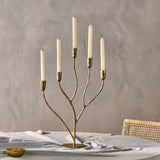 Palani Statement Candelabra - Antique Brass - Large