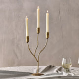 Palani Statement Candelabra - Antique Brass - Small