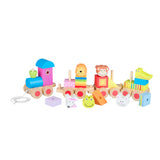 Wooden Animal Puzzle Train