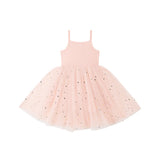 Bob & Blossom Pale Pink with Gold Moon & Stars Dress
