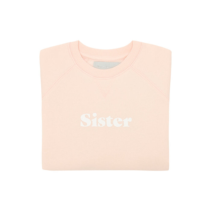 Bob & Blossom 'Sister' Sweatshirt - Powder Pink