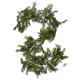 Pine Christmas Garland with Lights - 1.8m