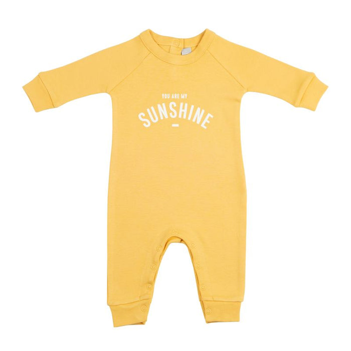 Bob & Blossom ‘You Are My Sunshine’ Yellow Cotton Baby All-in-One