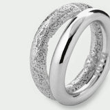 Mirage Double Band Ring - Silver