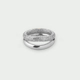 Mirage Double Band Ring - Silver