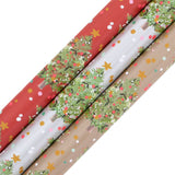Stephanie Dyment Festive Tree Luxury Roll Wrap 4m