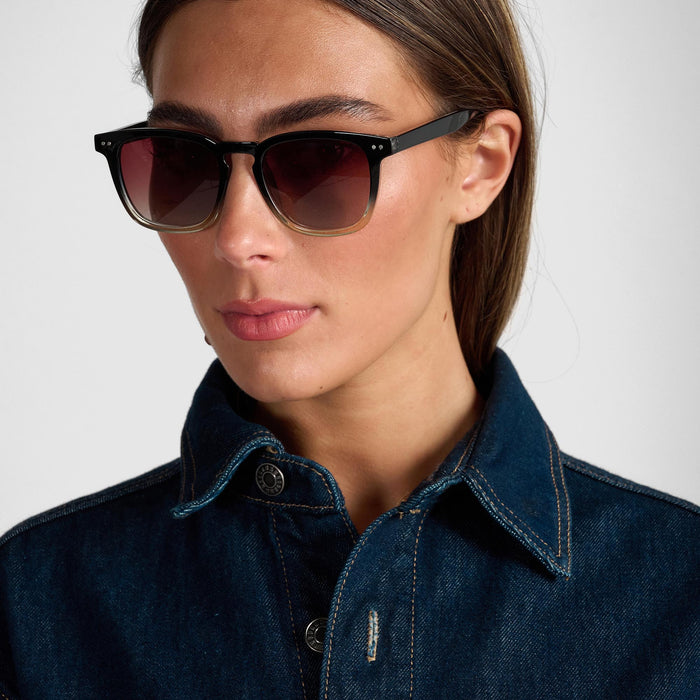 Drift Black Ombre Polarised Sunglasses