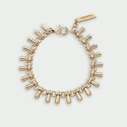 Dewdrop Bracelet Teardrop Chain Bracelet - Gold