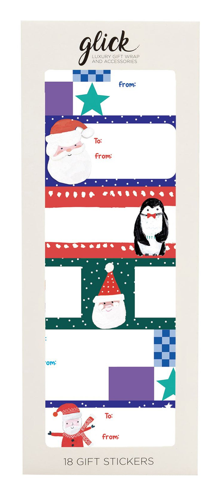 Santa & Friends Christmas Stickers – 18