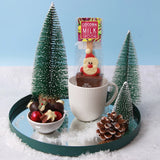 Christmas Santa Milk Chocolate Hot Chocolate Spoon