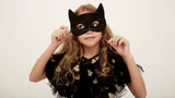 Bob & Blossom Black & Gold Glitter Heart Cape