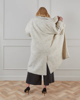 CHALK Sienna Wool-Blend Coat in Light Beige