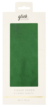 Glick Tissue Plain Bottle Green