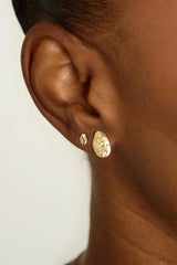 Stone Stud Earrings