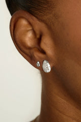 Stone Stud Earrings