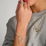 Eternal Heart Pendant Bracelet