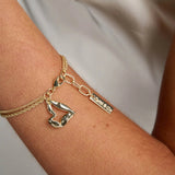 Eternal Heart Pendant Bracelet