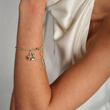 Eternal Heart Pendant Bracelet