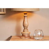 Usha Mango Wood Table Lamp